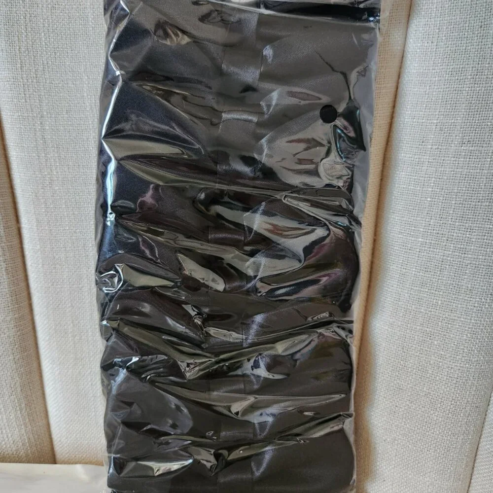 NEW lot 10 BLACK boys BOW TIES elegant wedding event party adjustable band satin